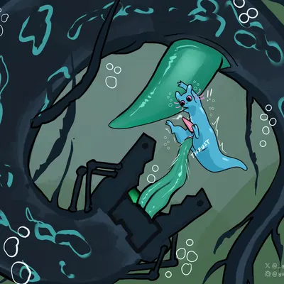 rivulet (rain world) (rain world, videocult) created by gurli