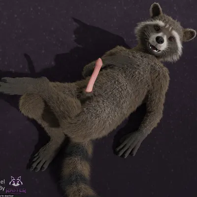 rocket raccoon (disney, guardians of the galaxy) created by rasterraccoon