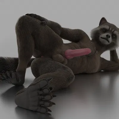 rocket raccoon (guardians of the galaxy, marvel) created by no-name-no-problem