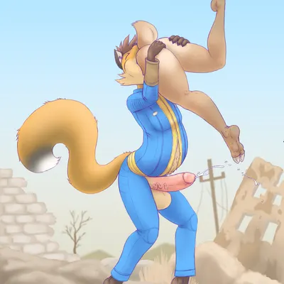 rocky the fox (fallout, microsoft) created by weasselk