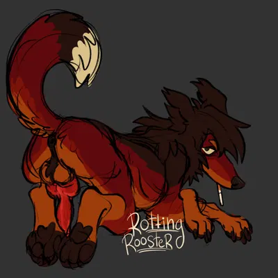 rooster (rottingxrooster) created by puppy meats, rottingxrooster