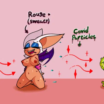 rouge the bat (girlsmell particles, sega) created by monemi