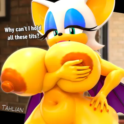 rouge the bat (sega, sonic the hedgehog (series)) created by tahlian