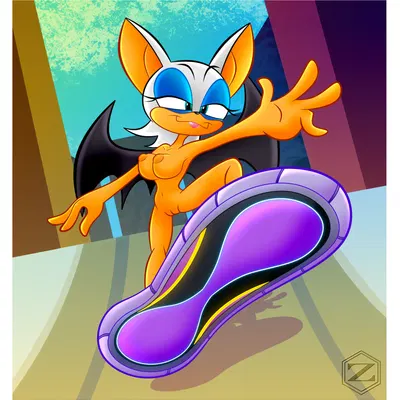 rouge the bat (sega, sonic the hedgehog (series)) created by zarnacius
