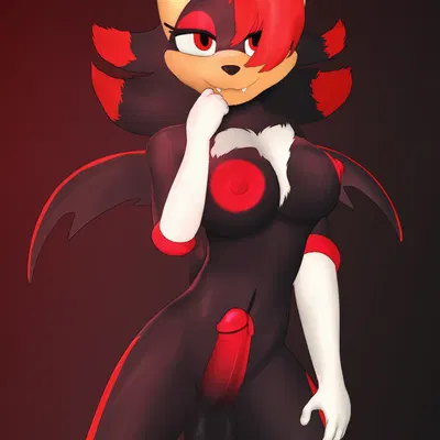 rouge the bat, shadow the hedgehog (sega, sonic the hedgehog (series)) created by gusta