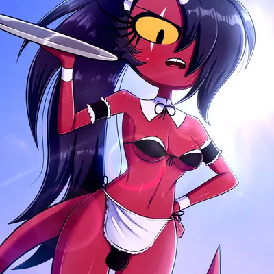 sallie may (helluva boss) (hellaverse, helluva boss) created by the-butcher-x