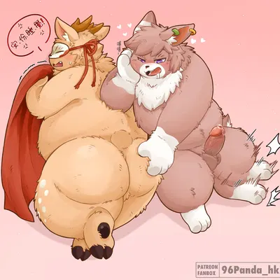 sibuxiang the deer (fabulous beasts), tuye (fabulous beasts) (fabulous beasts) created by 96panda