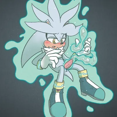 silver the hedgehog (idw publishing, sega) created by codyf0xx