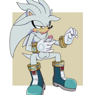 silver the hedgehog (sega, sonic the hedgehog (series)) created by silentmist