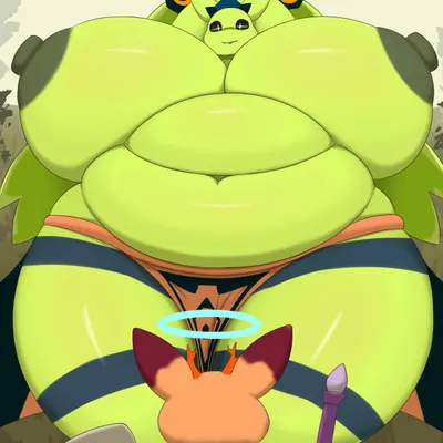 slime diva (atlyss) created by hidenafox