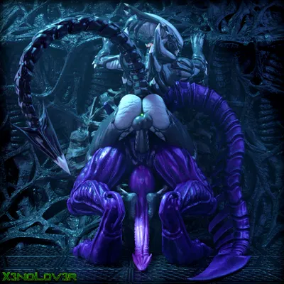 snakehead404, x3no (alien (franchise)) created by thekidxeno