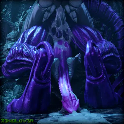 snakehead404, x3no (alien (franchise)) created by thekidxeno