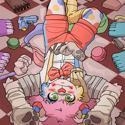 snoof the clown created by arch3y