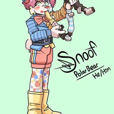 snoof the clown created by arch3y