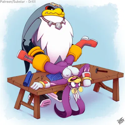 storm the albatross, wave the swallow (sega, sonic riders) created by drxii