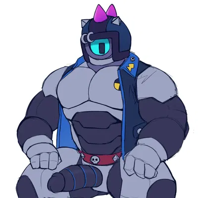 stu (brawl stars) (brawl stars, supercell (company)) created by binca 233