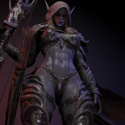 sylvanas windrunner (blizzard entertainment, warcraft) created by soboro (artist)