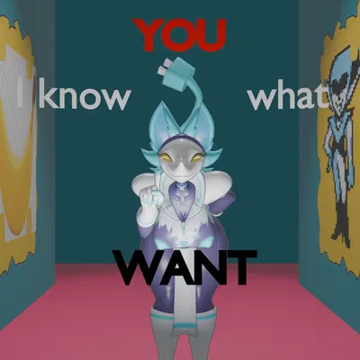 tasque manager (deltarune, undertale (series)) created by refat~