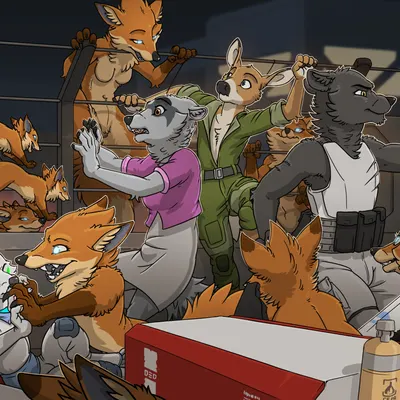 the tiny hungering vulpines (spottea) created by timor