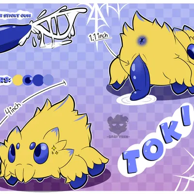 toki (woofington gator) (nintendo, pokemon) created by woofington gator