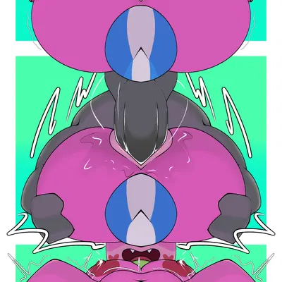 unikitty (cartoon network, instant loss 2koma) created by woopyy