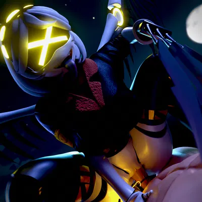 v (murder drones) (glitch productions, murder drones) created by 777bronzestar