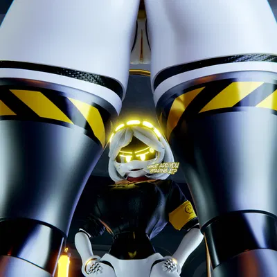 v (murder drones) (glitch productions, murder drones) created by 777bronzestar