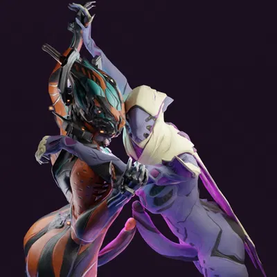valkyr (warframe), wisp (warframe) (digital extremes, tencent) created by thorius