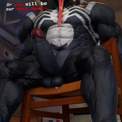 venom (marvel) (marvel) created by porkingmane