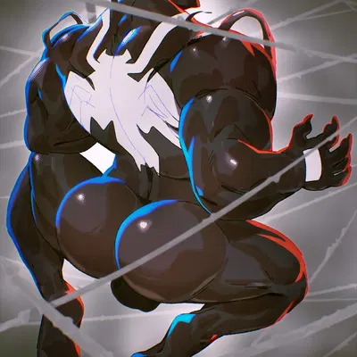 venom (marvel) (marvel) created by taoren