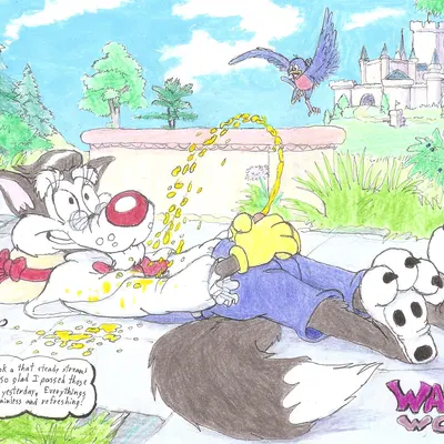 walter wolf (animaniacs, warner brothers) created by rufe squirrel