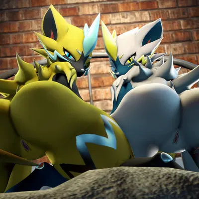 warfare zeraora (nintendo, pokemon) created by honorboundnoob