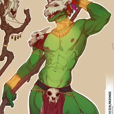 witch doctor (terraria) (patreon, terraria) created by ekzonzz