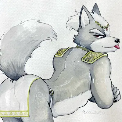 wolf o'donnell (nintendo, star fox) created by ulala ko
