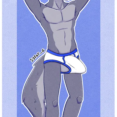 zach the wolf created by syforg