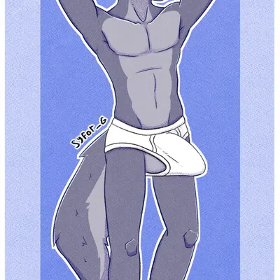 zach the wolf created by syforg