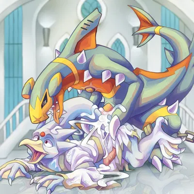 zylo the garchomp (nintendo, pokemon) created by spookybooty