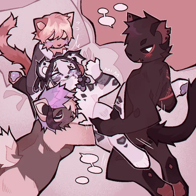 adrian (vinqou), august (vinqou), jayda (vinqou) created by vinqock