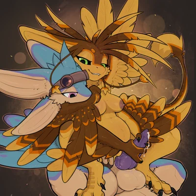 alex (overgrown lizards), eitoli (shadowee) created by reetogoth