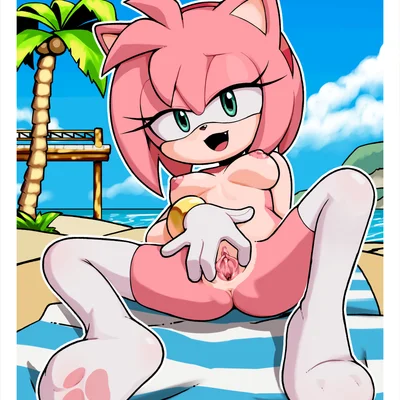 amy rose (sega, sonic the hedgehog (series)) created by gaturo