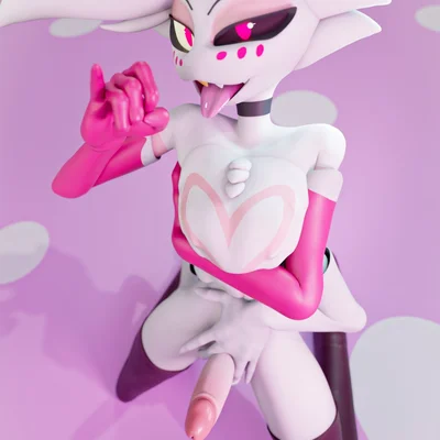 angel dust (hazbin hotel, hellaverse) created by drboumboom32