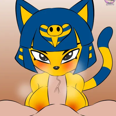 ankha (animal crossing) (animal crossing, nintendo) created by sirjzau