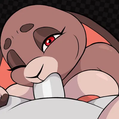 anthro anon, elaine claire (beat banger, bunfan games) created by hmiokun