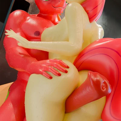 apple bloom (mlp), big macintosh (mlp) (friendship is magic, hasbro) created by sunylira3d