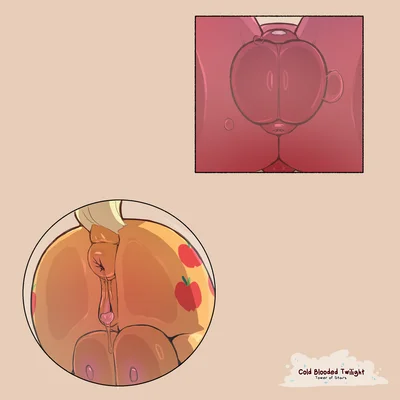 applejack (mlp), big macintosh (mlp) (friendship is magic, hasbro) created by cold-blooded-twilight