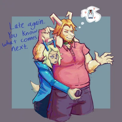 asgore dreemurr, carol holiday (deltarune, undertale (series)) created by arino