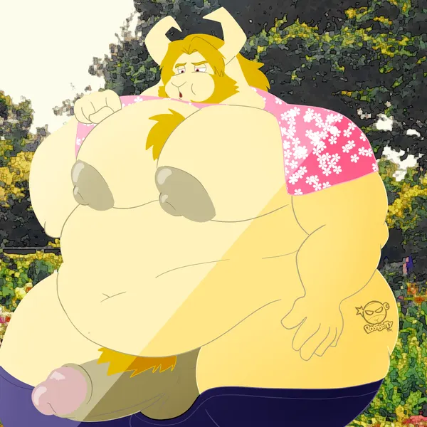 asgore dreemurr (deltarune, undertale) created by possbooty