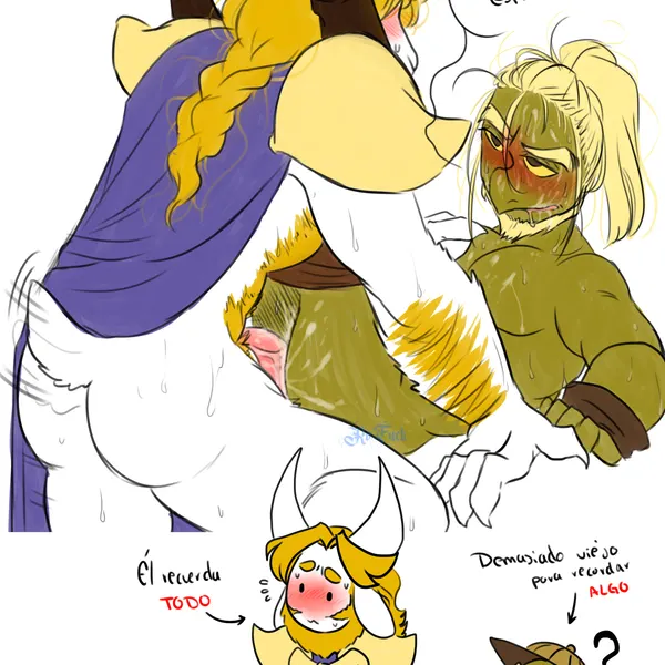 asgore dreemurr, gerson (undertale, undertale (series)) created by rofuck (artist)