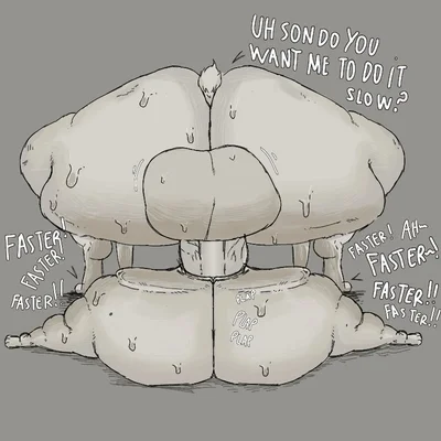 asriel dreemurr, toriel (undertale, undertale (series)) created by anothercat