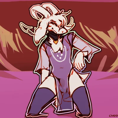 asriel dreemurr (undertale, undertale (series)) created by lawyerdog